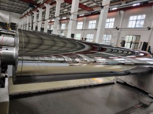 HUATAO Exports Custom 320mm Electromagnetic Heating Rollers to Canadian Composite Board Lamination Line